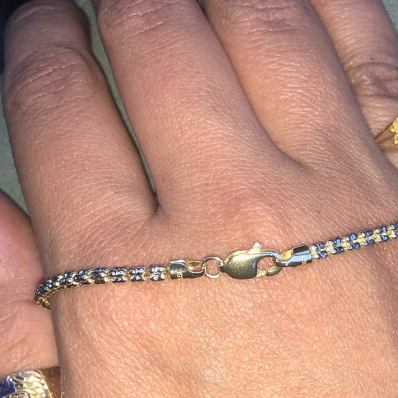 10k REAL GOLD ice chain NOT PLATED Free appraisal & poshmark authenticate incl. - Picture 7 of 11